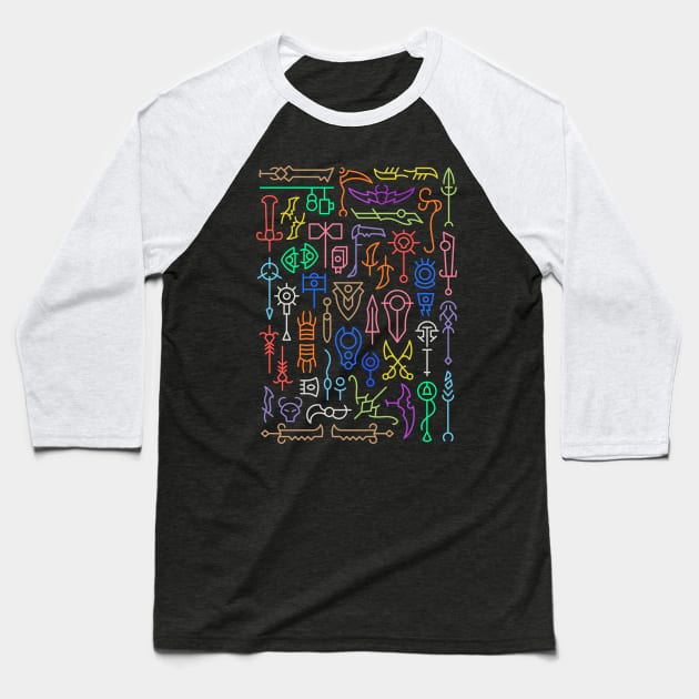 Artifact Power Baseball T-Shirt by dcmjs